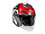 AiM Шлем открытый JK526 Red/Grey/Black в Казани