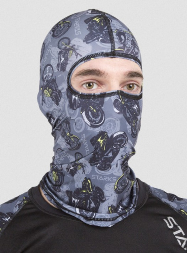 Starks Подшлемник Light Print Moto Серый принт в Казани
