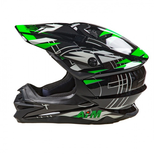 AiM Шлем кроссовый JK803S Green/Black в Казани
