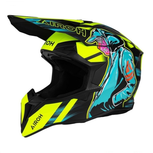 Airoh Шлем Wraaap Cyber Yellow Matt в Казани