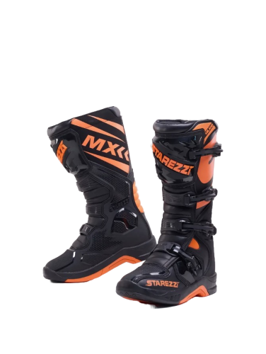 Starezzi Мотоботы Milano Black/Orange в Казани