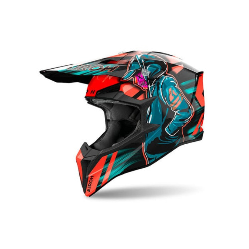 Airoh Шлем Wraaap Cyber Orange Glossy в Казани