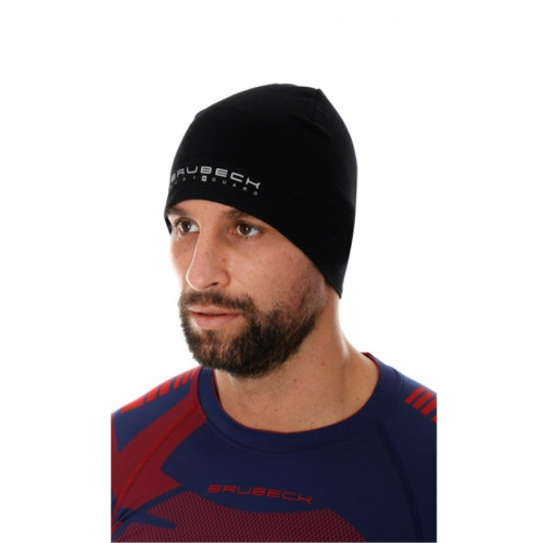 Brubeck Шапка шерстяная Active Wool Черная в Казани