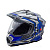 AIM Шлем кросс/эндуро JK802S Blue/Grey/Black в Казани