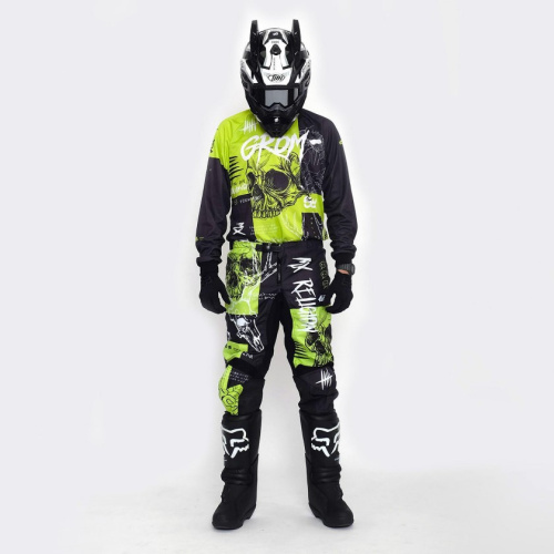 Grom Джерси MX Religion lime в Казани