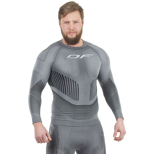 Dragonfly Термофутболка 3DThermo Grey с длинным рукавом в Казани