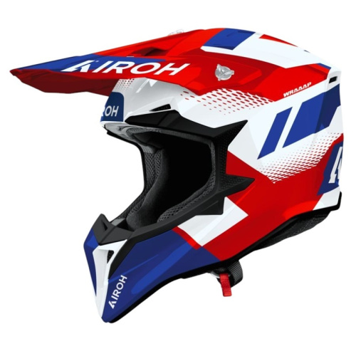 Airoh Шлем Wraaap Vision Red-Blue Gloss в Казани