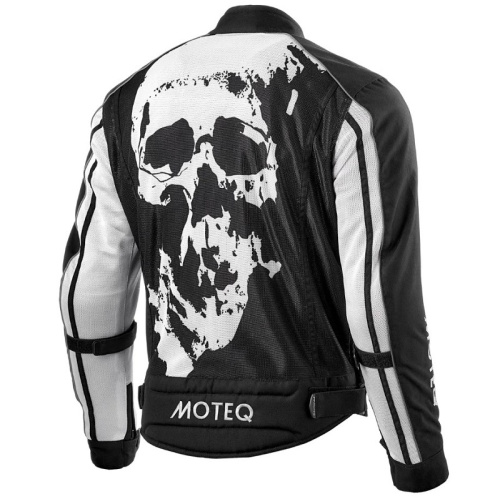 Moteq Мотокуртка текстильная сетка Rebel Черно-белая в Казани