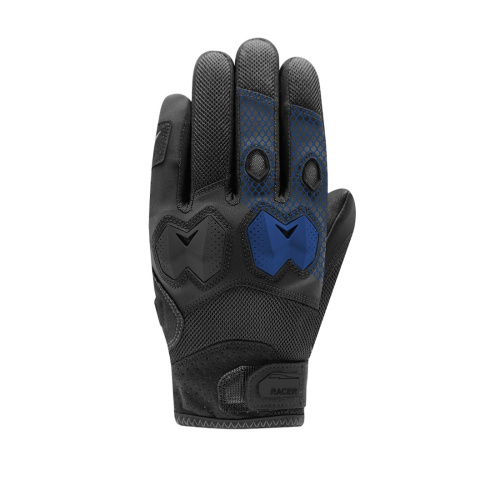 Racer Перчатки Blocks Black/Blue в Казани