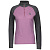 Scott Термокофта женская  Zip Defined Merino dark grey melange/cassis pink в Казани