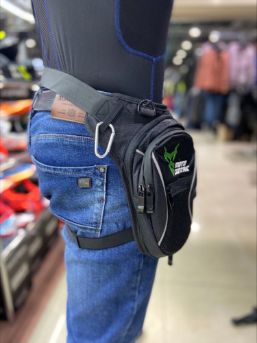Motolike сумка на пояс зеленая в Казани