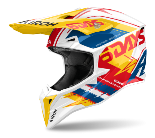 Airoh Мотошлем Wraaap Sixdays Spain 2024 Glossy в Казани