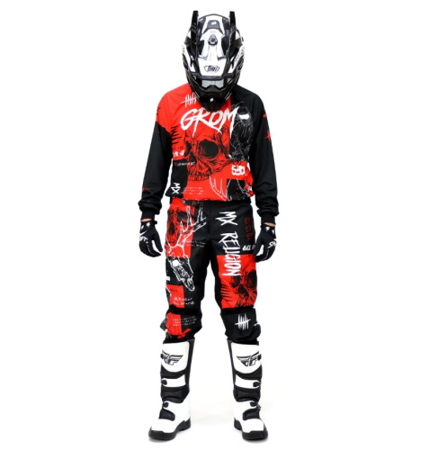 Grom Джерси + штаны MX Religion red в Казани
