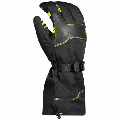 Scott Перчатки Cubrick Black/Lime-green в Казани