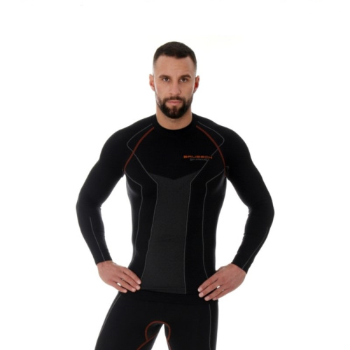 Brubeck Футболка мужская Thermo Protect черный в Казани