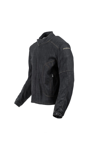Hyperlook Мотокуртка джинсовая Lion denim Синий в Казани