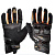 Sweep Перчатки кожаные+текстиль Hammer Black/Orange в Казани